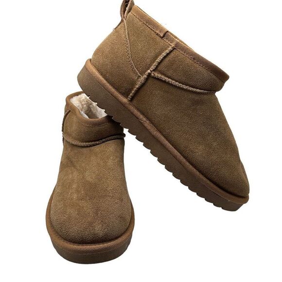 CUSHIONAIRE Women's pull on boot 7.5 CHESTNUT - Picture 6 of 7